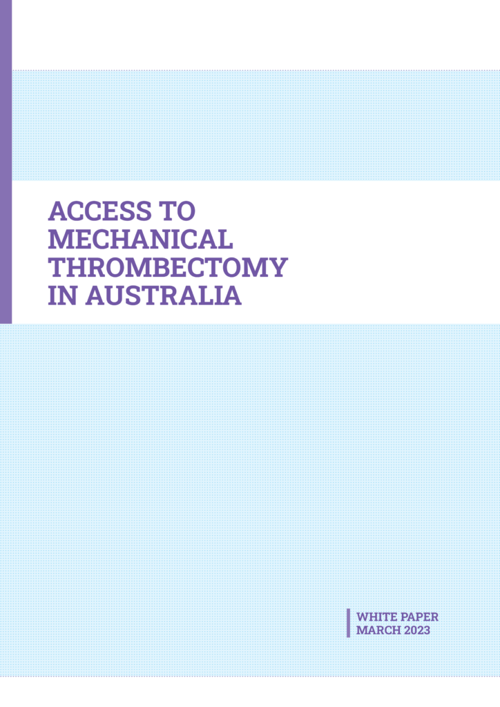 Access to Mechanical Thrombectomy in Australia White Paper